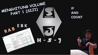 Excel : Menyusun Perhitungan Volume!!! (Menyusun RAB Part 4.1)