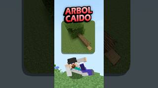 Los ÁRBOLES CAÍDOS de #minecraft