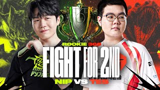TOP ESPORTS FIGHTING FOR 2ND PLACE VS ROOKIE IN THE LPL - TES VS NIP LPL SPRING