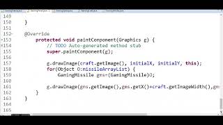 Java Shooting Missile Game Code :Part 1