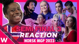 🇳🇴 Melodi Grand Prix 2023: Reacting to the songs from Semi-Final 3
