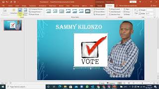 How to maker a campaign poster on powerpoint