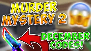 Murder Mystery 2 Codes Not Expired 2021 December