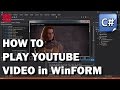 C# How to play/embed Youtube video