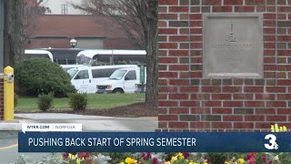 Local Universities delay start of spring semester