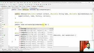 CRUD Operations using SQLite in Android Part I