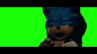 Sonic screaming green screen ￼