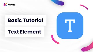 Karma Basic Tutorial: Text Element
