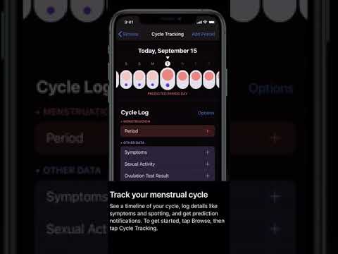 iPhone Hacks – Track Your Menstrual Cycle