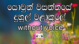 Yowun Wasanthaye Karaoke (without voice) යොවුන් වසන්තයේ