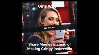Girls who love meme Elizabeth Olsen scarlet witch