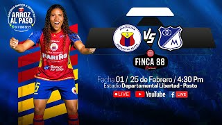 🔴🔵🟡DEPORTIVO PASTO VS MILLONARIOS FEMENINO