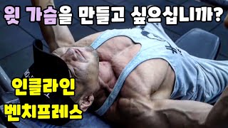 인클라인 벤치프레스ㅣ윗 가슴운동