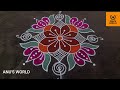 sankranti special rangoli design 3*1dots anu sworld pongal kolam festival rangoli pandagamuggulu