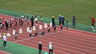 2015.11.1 福岡県小学生秋季陸上競技大会 3年生女子50ｍ予選2組