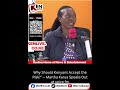 Why Should Kenyans Accept the Risk?’ — Martha Karua Speaks Out