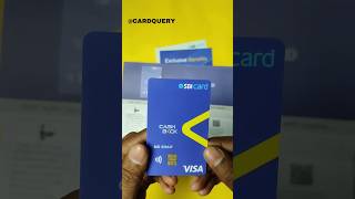 SBI CASHBACK Card Unboxing #creditcardreview #sbicard #viralshorts #cashbackcard  #cardquery #viral