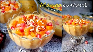 సమ్మర్ సీజన్లో తప్పకుండ ట్రై చేయవలసిన రెసిపీ- Mango Custard In Telugu |Summer Special #mangocustard