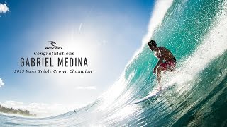 Gabriel Medina Wins | Hawaii Triple Crown 2015