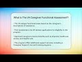 what is the va caregiver functional assessment elder care support network