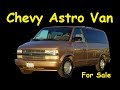 CHEVROLET ASTRO VAN MINIVAN FOR SALE ~ LOW MILE CLEAN