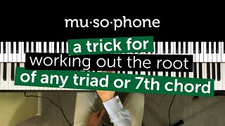 A Trick To Work Out The Root Of Any Triad Or 7th Chord [Piano Tutorial]