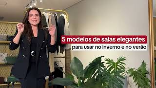 5 MODELOS DE SAIAS ELEGANTES PARA USAR NO INVERNO E NO VERÃO