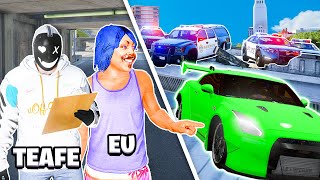 TROLLEI O TEAFE NA FUGA MAIS INSANA DO GTA RP