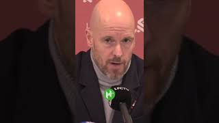 Erik ten Hag STUNNED after Manchester United's HUMILIATION at Anfield 🤯 #shorts