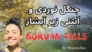 جنگل نوردی و آبتنی زیر آبشار Norvan Falls