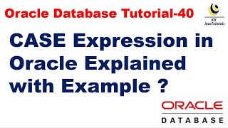 CASE Expression in Oracle Explained with Example || Oracle Database Tutorial