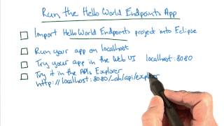 Run The Hello World App - Developing Scalable Apps with Java