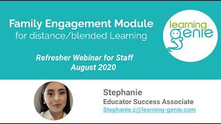 Staff Fresher Webinar - Family Engagement Module