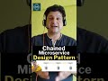 Chained Microservices Design Pattern Short Tutorial with Examples for Beginners