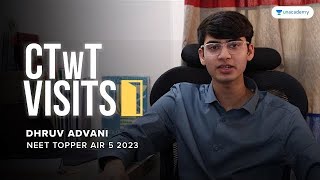 CTwT Visits NEET Topper Dhruv Advani AIR 05 NEET 2023 | Study Room | Learning Hacks| Exam Motivation