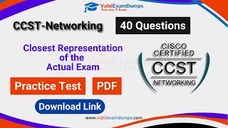 CCST-Networking Exam, Cisco Certified Support Technician (CCST) Networking