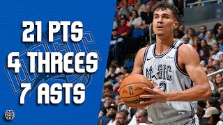 Tristan da Silva 21 pts 4 threes 7 asts vs Nets 24/25 season