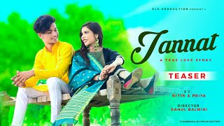 Jannat || A True Love Story || Teaser || Ft. Nitin & Priya || Rahul Balmiki || Rlx Production