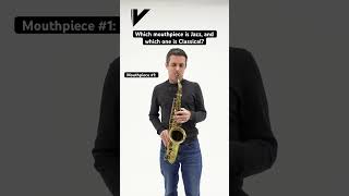 Jazz vs Classical mouthpiece comparison! #vandoren #saxophone #jazz