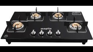 Maplin GH04 Auto Ignition Iron Automatic Hob  (4 Burners)