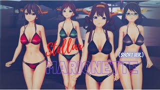 【MMD艦これ 4K】金剛型四姉妹    で「Stellar - Marionette」（short ver.）