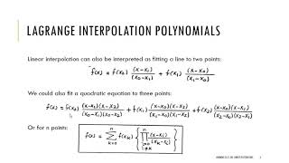 10a: Interpolation Methods