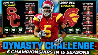 I Reset USC To 2003 & Created The Greatest Dynasty Of All Time (NCAA 24)