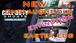 Call of Duty: Ghosts New DLC Easter Egg Onslaught Map Pack Extinction Easter Egg