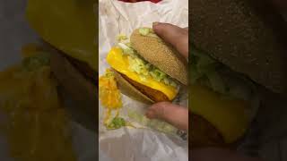 McSpicy Premium Burger #burger #macdonald #spicy #shorts #explore