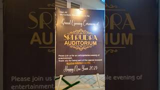 Opening of SRI RUDRA AUDITORIUM!PALLASSANA PAZHAYAKAVU Happy New Year 2025