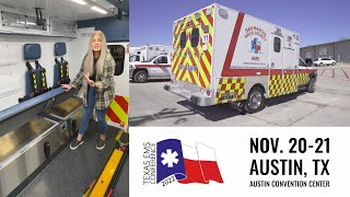 Join Frazer at the Texas EMS Conference 2022! | Tour the San Marcos Hays County EMS unit