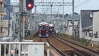 【阪急電車】(逆再生動画)神戸線芦屋川駅:阪急1000系1012F/特急大阪梅田行き通過(2024/10)