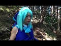 第286番 6【女装　コスプレ　登山 】裏高尾から南高尾へ.6・大洞山から中沢山へ 木漏れ日の道【エルフ　南高尾山稜　縦走】