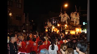 平成29年 九町合同曳行 平野郷杭全神社夏祭り だんじり祭り（市町･西脇組･泥堂･流町･脊戸口町･野堂東組･野堂南組･野堂東組･馬場町）